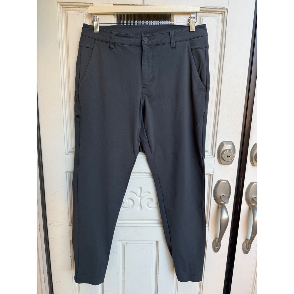 BYLT Premium Basics Mens Everyday Jogger Pant Slim Fit Charcoal Grey Size 33